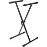 Soporte para teclado tipo X con patas de