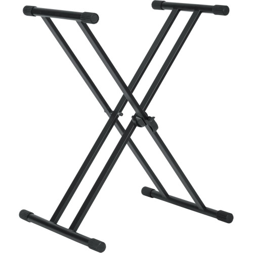 Soporte para teclado robusto tipo X con patas de goma