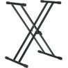 Soporte para teclado robusto tipo X con