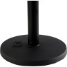 Soporte de micro de sobremesa base redonda 15 cm altura fija 23 cm