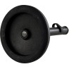 Soporte de micro de sobremesa base redonda 15 cm altura fija 23 cm