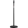 Soporte de micro base redonda 25 cm regulable