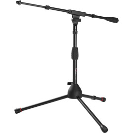 Soporte de micro para bombo y ampli con brazo telescópico