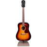 Soporte guitarra colgante - madera gris