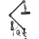 Soporte de micro profesional sobremesa con luz ?On-Air?