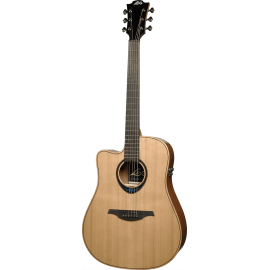 GUITARRA ACÚSTICA LÂG DREADNOUGHT CUTAWAY A/E BLUE WAVE 2 - ZURDOS