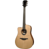GUITARRA ACÚSTICA LÂG DREADNOUGHT CUTAWAY A/E BLUE WAVE 2 - ZURDOS