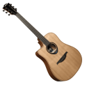 GUITARRA ACÚSTICA LÂG DREADNOUGHT CUTAWAY A/E BLUE WAVE 2 - ZURDOS