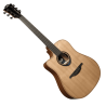 GUITARRA ACÚSTICA LÂG DREADNOUGHT CUTAWAY A/E BLUE WAVE 2 - ZURDOS