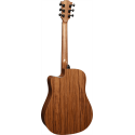 GUITARRA ACÚSTICA LÂG DREADNOUGHT CUTAWAY A/E BLUE WAVE 2 - ZURDOS