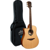 GUITARRA ACÚSTICA LÂG DREADNOUGHT HYVIBE 10 A/E CUTAWAY CON FUNDA DELUX - ZURDOS