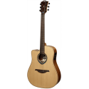 GUITARRA ACÚSTICA LÂG DREADNOUGHT HYVIBE 10 A/E CUTAWAY CON FUNDA DELUX - ZURDOS