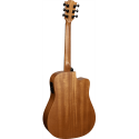 GUITARRA ACÚSTICA LÂG DREADNOUGHT HYVIBE 10 A/E CUTAWAY CON FUNDA DELUX - ZURDOS