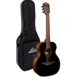 GUITARRA ACÚSTICA LÂG TRAVEL NYLON  A/E BLUE WAVE 1