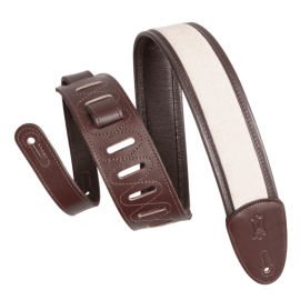 Correa Levy's Leather & Hemp Series 2½" - Marrón