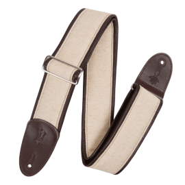 Correa Levy's Leather & Hemp Series 2½" - Marrón/Natural