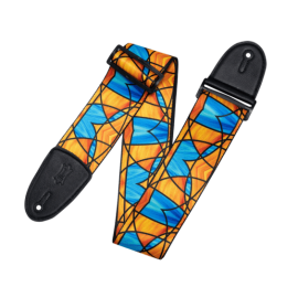 Correa Levy's Stained Glass Series Poly 3" - Naranja y Azul