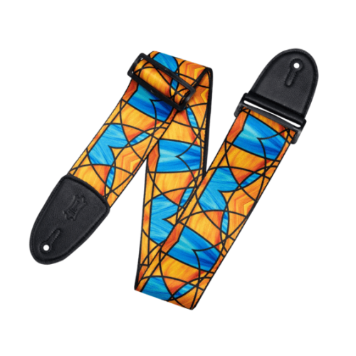 Correa Levy's Stained Glass Series Poly 3" - Naranja y Azul