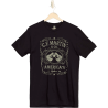 CAMISETA DUAL GUITAR - NEGRA (S)