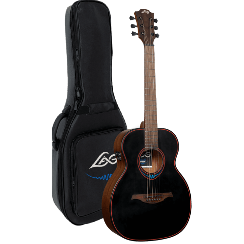 GUITARRA ACÚSTICA LÂG TRAVEL A/E  BLUE WAVE 1