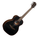 GUITARRA ACÚSTICA LÂG TRAVEL A/E  BLUE WAVE 1