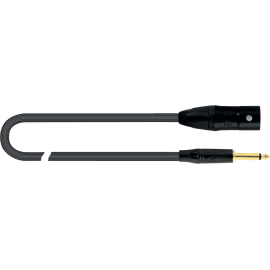 CABLE MICRÓFONO PVC XLR MACHO/JACK - 3 m