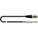 CABLE MICRÓFONO PVC XRL-JACK MONO - 5 m