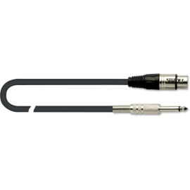 CABLE MICRÓFONO PVC XRL-JACK MONO - 5 m