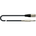 CABLE MICRÓFONO PVC XRL MACHO-JACK MONO - 9 m