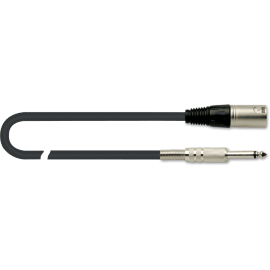 CABLE MICRÓFONO PVC XRL MACHO-JACK MONO - 9 m