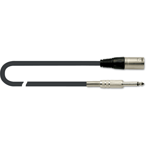 CABLE MICRÓFONO PVC XRL MACHO-JACK MONO - 9 m