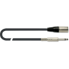 CABLE MICRÓFONO PVC XRL MACHO-JACK MONO - 9 m