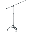 SOPORTE MICRÓFONO JIRAFA TELÉSCOPICA STUDIO GRAN LONGITUD (con ruedas)