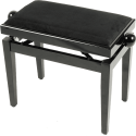 BANQUETA PIANO DELUXE PB10 MADERA - NEGRO BRILLANTE