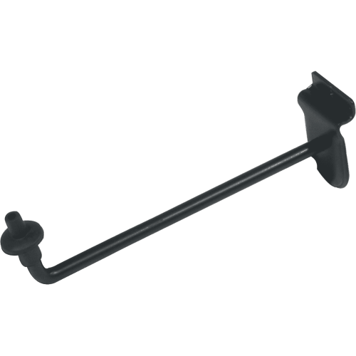 SOPORTE PLATO PARED PARA EXPOSITOR (SLATWALL) - Profundidad de 25 cm