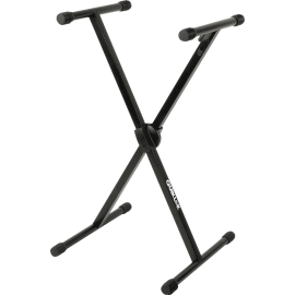 SOPORTE TECLADO T500 FORMATO ""X"" TRIGGER LOK / PERFIL SIMPLE - NEGRO
