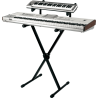 SOPORTE TECLADO T500 FORMATO ""X"" TRIGGER LOK / PERFIL SIMPLE - NEGRO