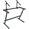 SOPORTE TECLADO Z726 FORMATO ""Z"" LARGO 2 NIVELES