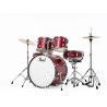 KIT ROADSHOW 2016B/1007T/1208T/1414F + 1405S con Herrajes, Sillín & Platos Solar (2)- Mate Red