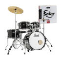 KIT ROADSHOW 1812B/1007T/1208T/1410F + 1305SHerrajes, Sillín & 2 Platos Solar - Negra