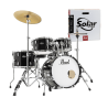KIT ROADSHOW 1812B/1007T/1208T/1410F + 1305SHerrajes, Sillín & 2 Platos Solar - Negra