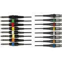 8 JACKS MONO MALE/8XLR FEM 5M