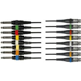 8 JACKS MONO MALE/8XLR FEM 5M