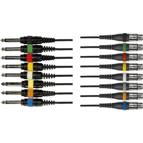 8 JACKS MONO MALE/8XLR FEM 5M