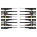 Cable de 5 metros de longitud. 8 XLR hembra a 8 XLR macho