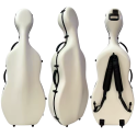 Estuche Cello TCM TCCC-PC01 4/4 blanco texturizado