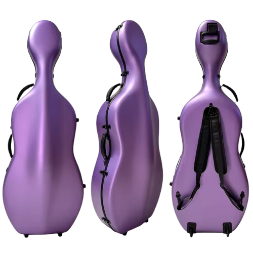 Estuche Cello TCM TCCC-PC01 4/4 purpura texturizado