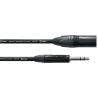 Cable de audio jack estéreo/XLR macho de 2,5 m