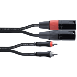 Cable de audio dual XLR/RCA macho 3 m