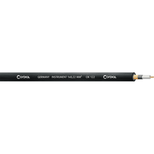 Bobina de cable de instrumento 1 x 0,22 mm² doble blindaje